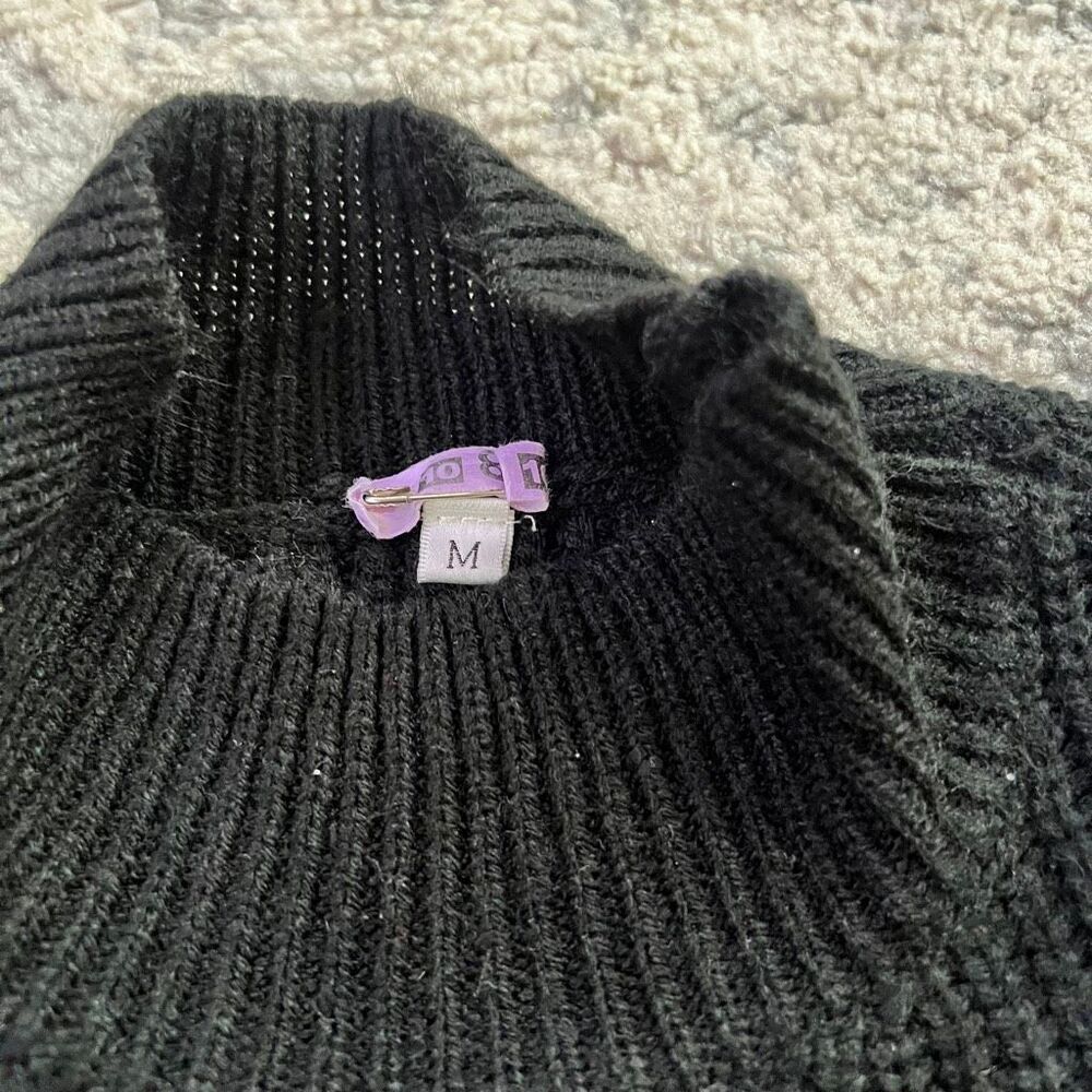 Women’s Color Block Cowl Neck Sweater - Picture 2 of 3